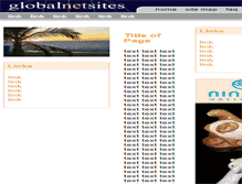 Tablet Screenshot of globalnetsites.com